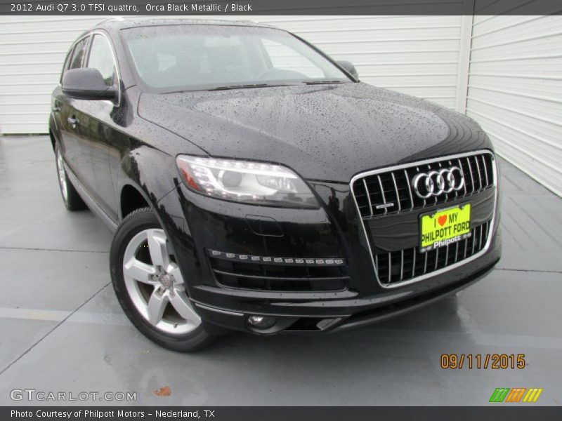 Orca Black Metallic / Black 2012 Audi Q7 3.0 TFSI quattro