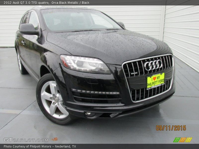 Orca Black Metallic / Black 2012 Audi Q7 3.0 TFSI quattro