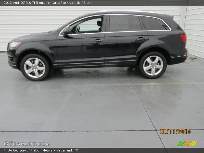 Orca Black Metallic / Black 2012 Audi Q7 3.0 TFSI quattro