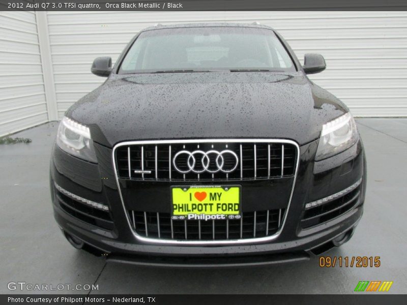 Orca Black Metallic / Black 2012 Audi Q7 3.0 TFSI quattro