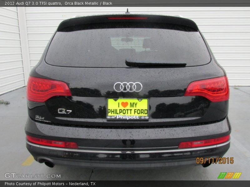 Orca Black Metallic / Black 2012 Audi Q7 3.0 TFSI quattro
