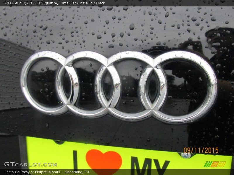 Orca Black Metallic / Black 2012 Audi Q7 3.0 TFSI quattro