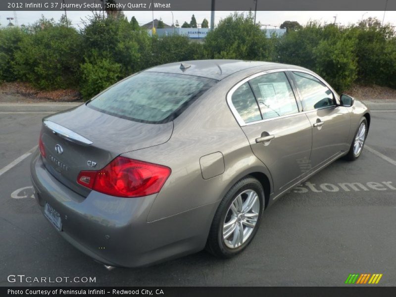 Smoky Quartz / Wheat 2012 Infiniti G 37 Journey Sedan