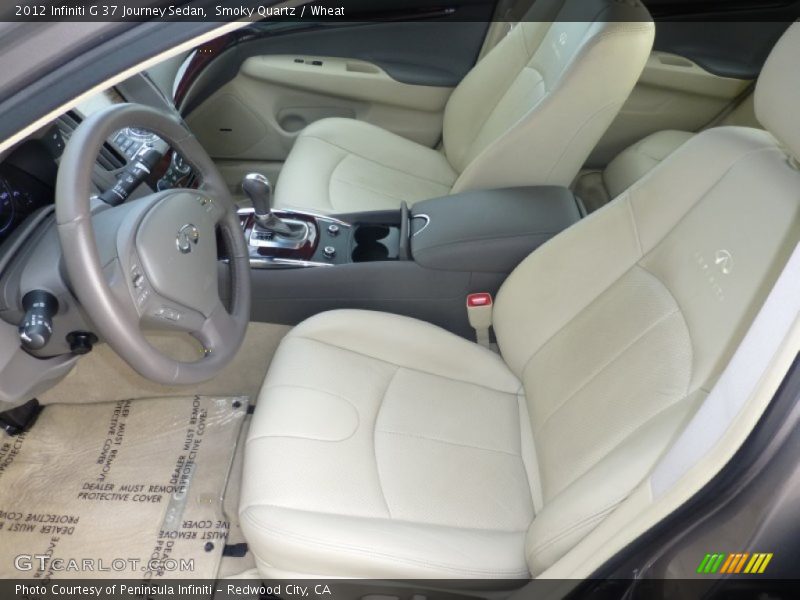 Smoky Quartz / Wheat 2012 Infiniti G 37 Journey Sedan