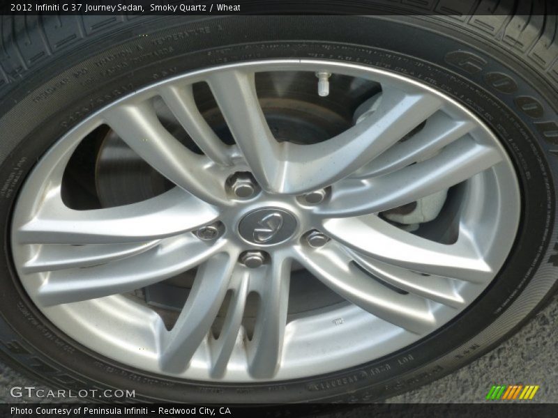 Smoky Quartz / Wheat 2012 Infiniti G 37 Journey Sedan