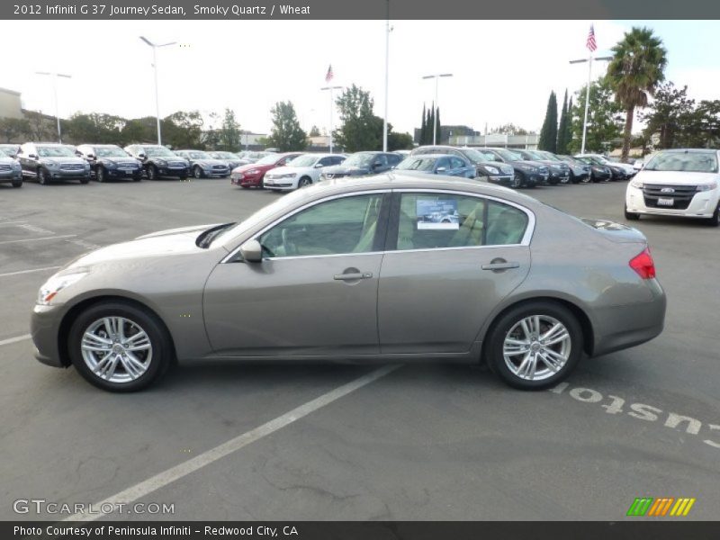 Smoky Quartz / Wheat 2012 Infiniti G 37 Journey Sedan