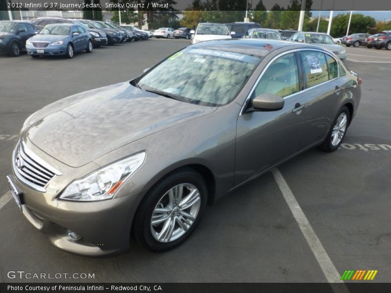Smoky Quartz / Wheat 2012 Infiniti G 37 Journey Sedan