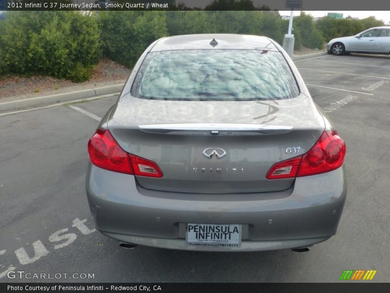 Smoky Quartz / Wheat 2012 Infiniti G 37 Journey Sedan