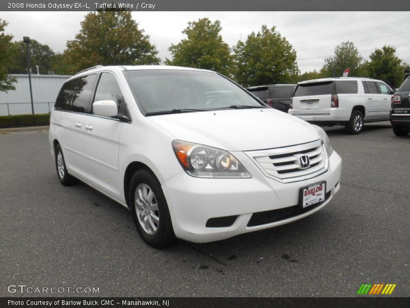 Taffeta White / Gray 2008 Honda Odyssey EX-L
