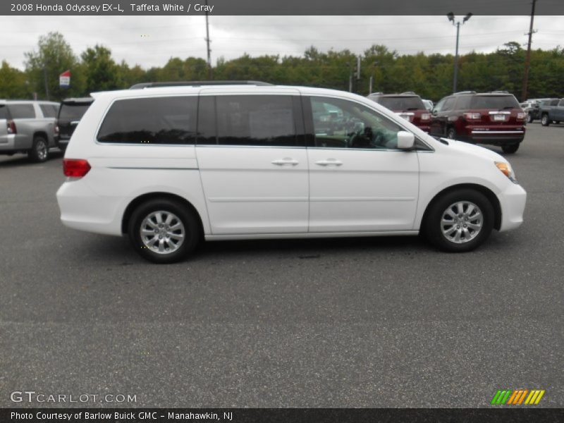 Taffeta White / Gray 2008 Honda Odyssey EX-L