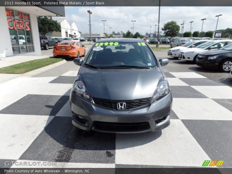 Polished Metal Metallic / Sport Black 2013 Honda Fit Sport