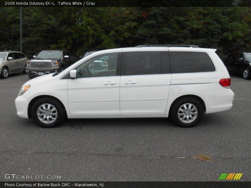 Taffeta White / Gray 2008 Honda Odyssey EX-L