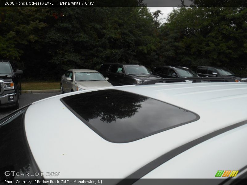 Taffeta White / Gray 2008 Honda Odyssey EX-L