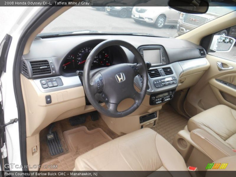 Taffeta White / Gray 2008 Honda Odyssey EX-L