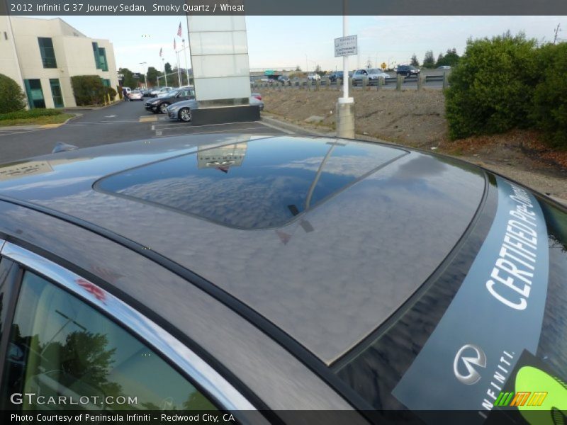 Smoky Quartz / Wheat 2012 Infiniti G 37 Journey Sedan