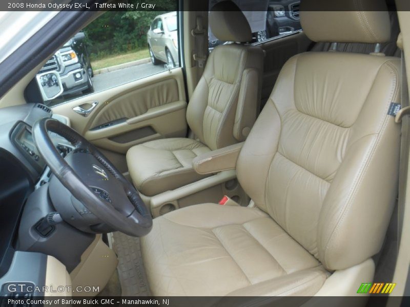 Taffeta White / Gray 2008 Honda Odyssey EX-L