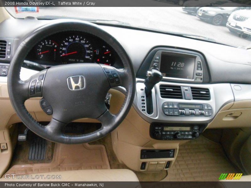 Taffeta White / Gray 2008 Honda Odyssey EX-L