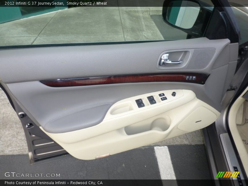 Smoky Quartz / Wheat 2012 Infiniti G 37 Journey Sedan