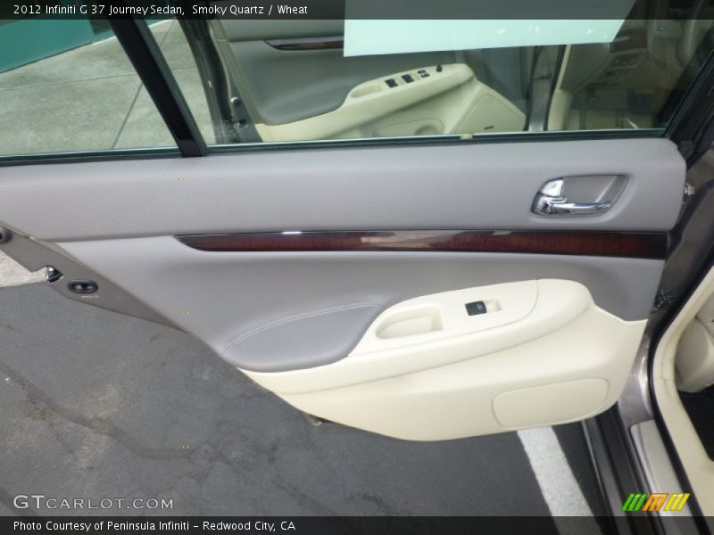 Smoky Quartz / Wheat 2012 Infiniti G 37 Journey Sedan