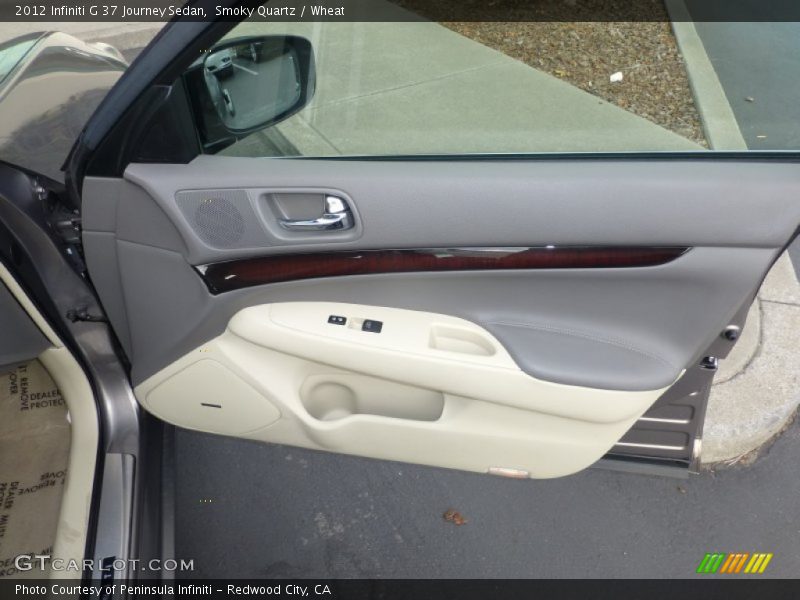 Smoky Quartz / Wheat 2012 Infiniti G 37 Journey Sedan