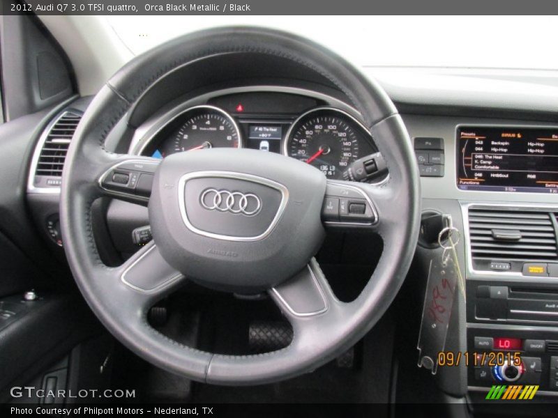 Orca Black Metallic / Black 2012 Audi Q7 3.0 TFSI quattro