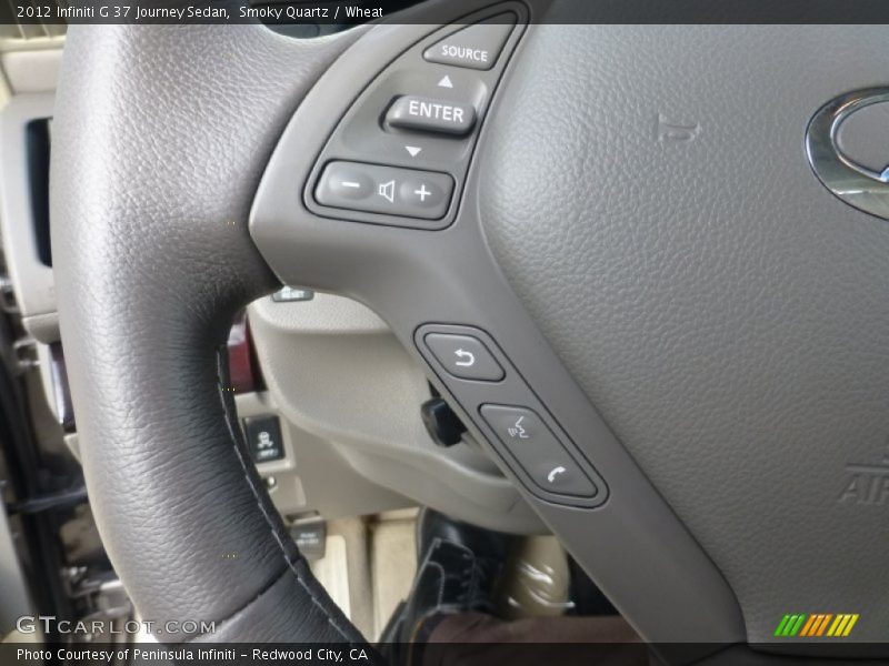 Smoky Quartz / Wheat 2012 Infiniti G 37 Journey Sedan