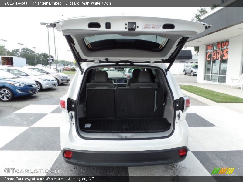 Blizzard Pearl White / Ash 2015 Toyota Highlander Limited