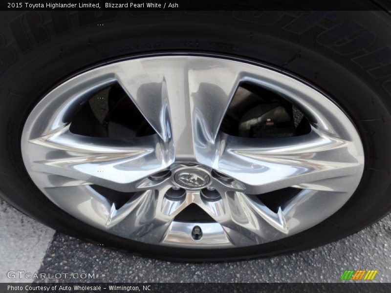 Blizzard Pearl White / Ash 2015 Toyota Highlander Limited