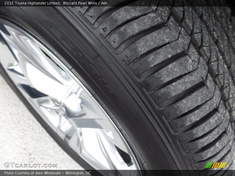 Blizzard Pearl White / Ash 2015 Toyota Highlander Limited