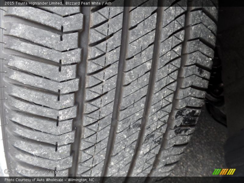 Blizzard Pearl White / Ash 2015 Toyota Highlander Limited