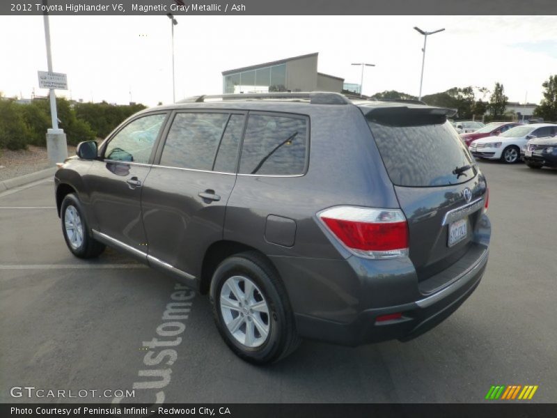 Magnetic Gray Metallic / Ash 2012 Toyota Highlander V6