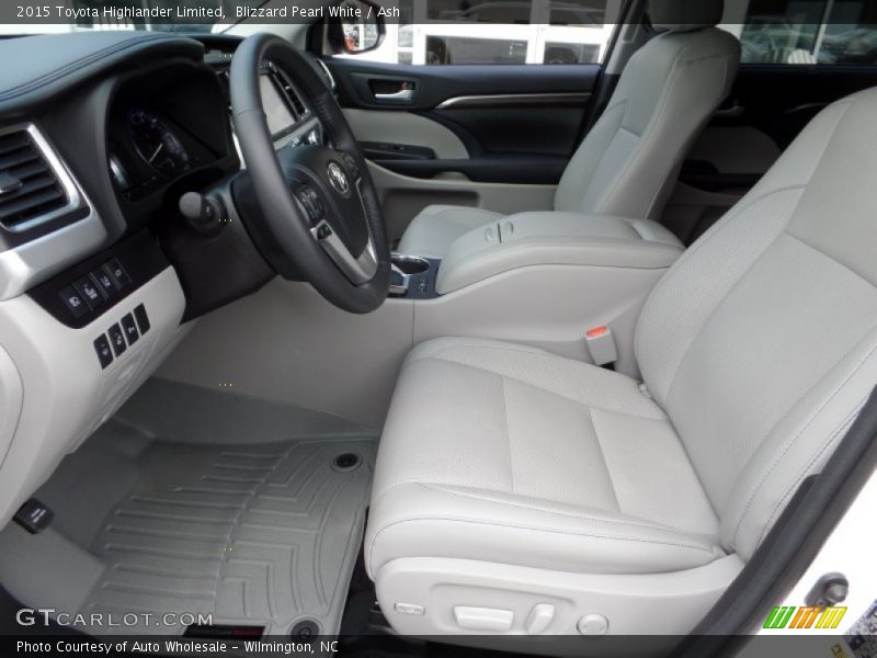 Blizzard Pearl White / Ash 2015 Toyota Highlander Limited