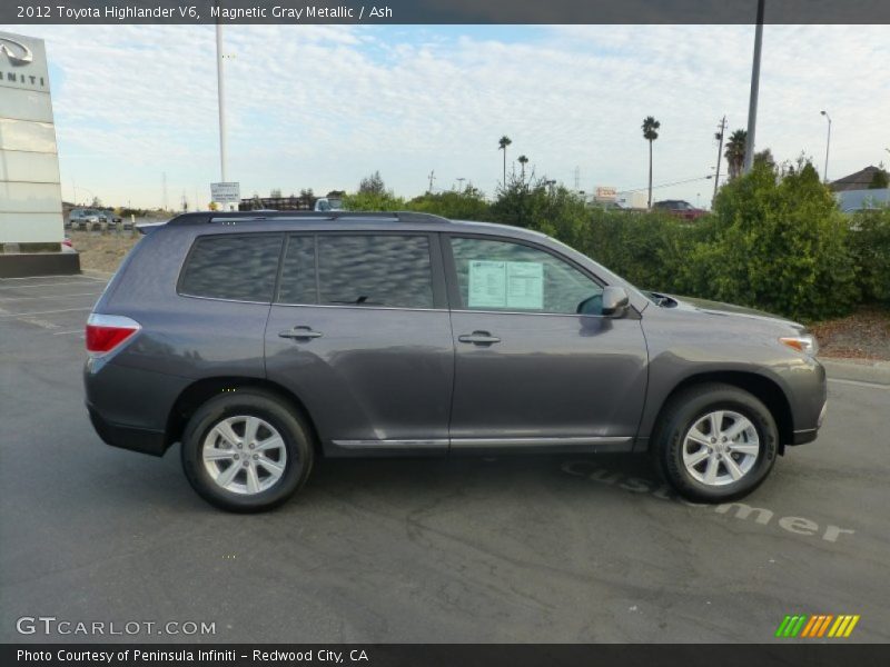 Magnetic Gray Metallic / Ash 2012 Toyota Highlander V6