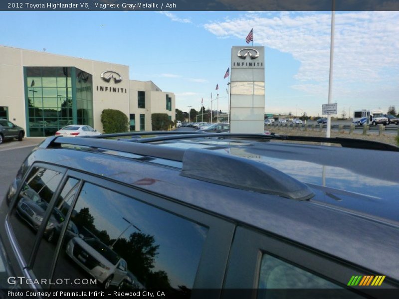 Magnetic Gray Metallic / Ash 2012 Toyota Highlander V6
