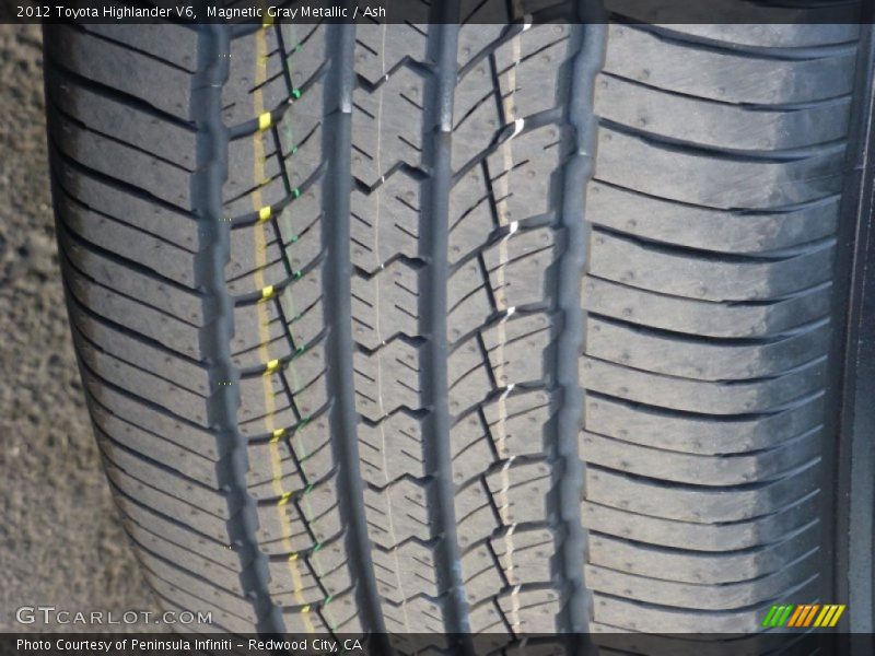 Magnetic Gray Metallic / Ash 2012 Toyota Highlander V6