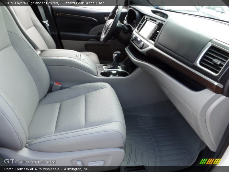 Blizzard Pearl White / Ash 2015 Toyota Highlander Limited