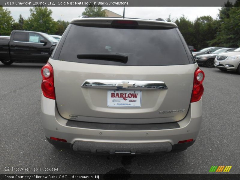 Gold Mist Metallic / Jet Black/Brownstone 2010 Chevrolet Equinox LTZ