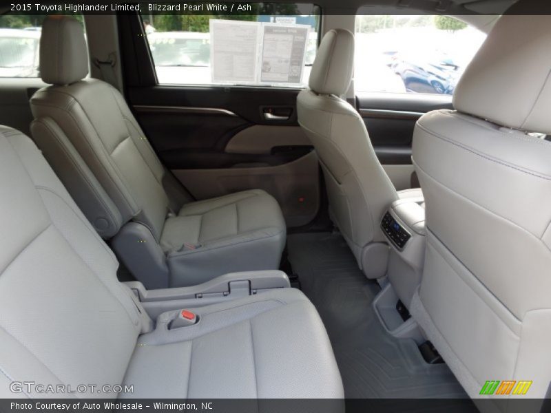 Blizzard Pearl White / Ash 2015 Toyota Highlander Limited