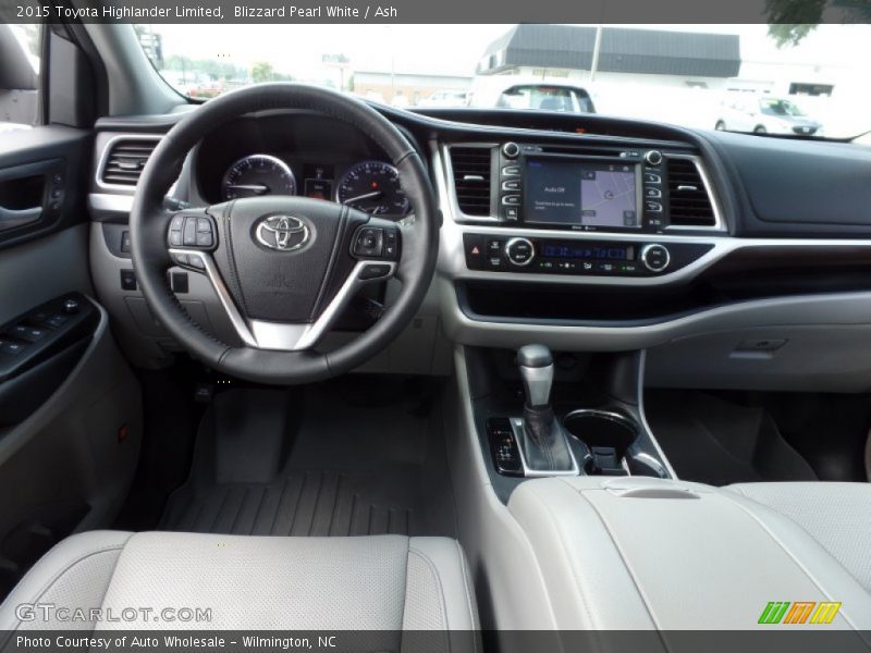 Blizzard Pearl White / Ash 2015 Toyota Highlander Limited
