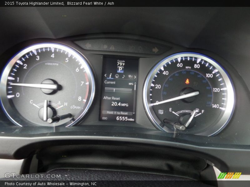 Blizzard Pearl White / Ash 2015 Toyota Highlander Limited