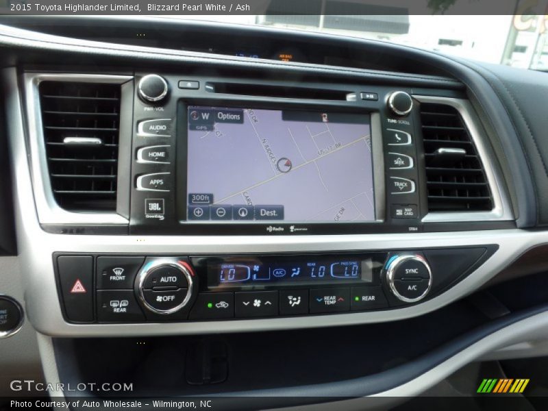 Blizzard Pearl White / Ash 2015 Toyota Highlander Limited