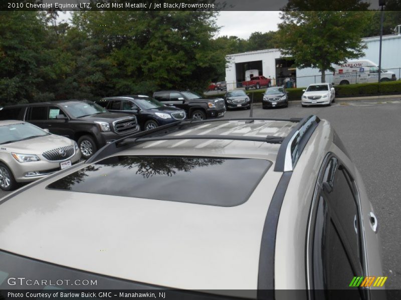 Gold Mist Metallic / Jet Black/Brownstone 2010 Chevrolet Equinox LTZ