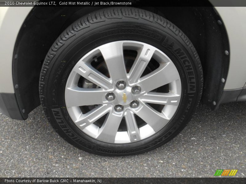 Gold Mist Metallic / Jet Black/Brownstone 2010 Chevrolet Equinox LTZ