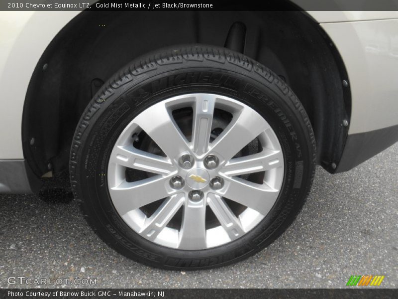 Gold Mist Metallic / Jet Black/Brownstone 2010 Chevrolet Equinox LTZ