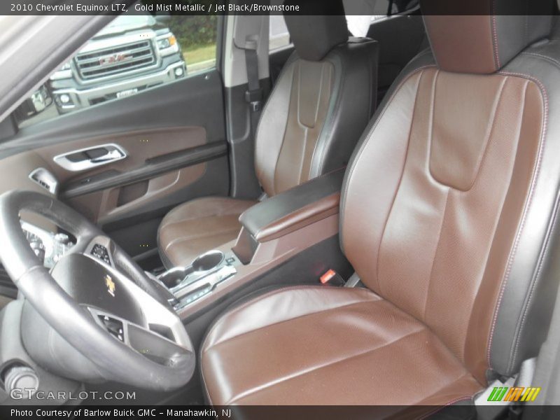 Gold Mist Metallic / Jet Black/Brownstone 2010 Chevrolet Equinox LTZ