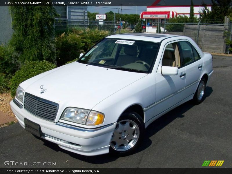 Glacier White / Parchment 1999 Mercedes-Benz C 280 Sedan