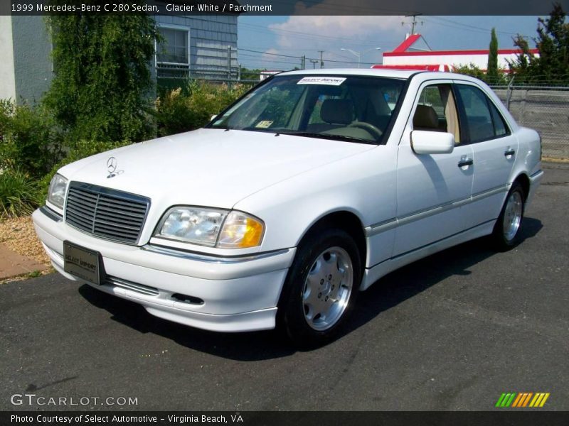 Glacier White / Parchment 1999 Mercedes-Benz C 280 Sedan