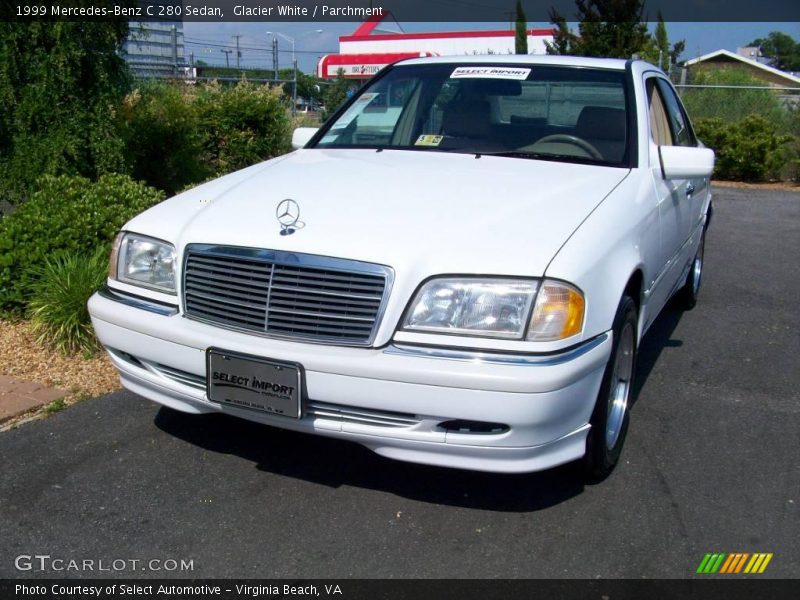 Glacier White / Parchment 1999 Mercedes-Benz C 280 Sedan