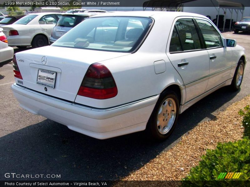 Glacier White / Parchment 1999 Mercedes-Benz C 280 Sedan