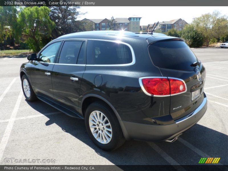 Cyber Gray Metallic / Ebony 2012 Buick Enclave AWD